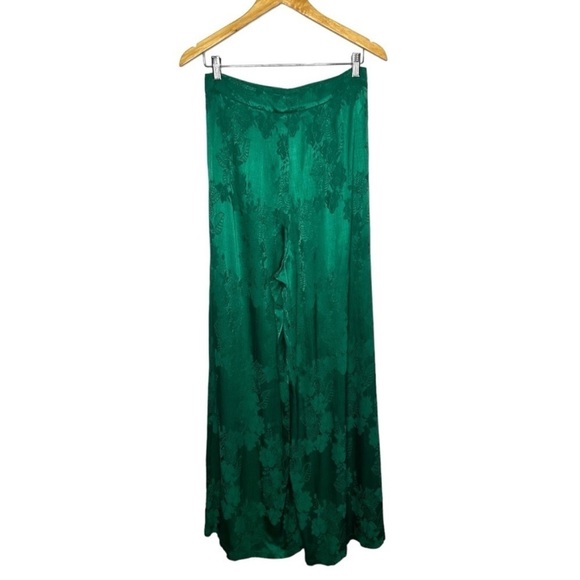 Tularossa Kelly Wrap Too and Sabra Wide Leg Trouser Pant Set Size M/L Green - Picture 11 of 15